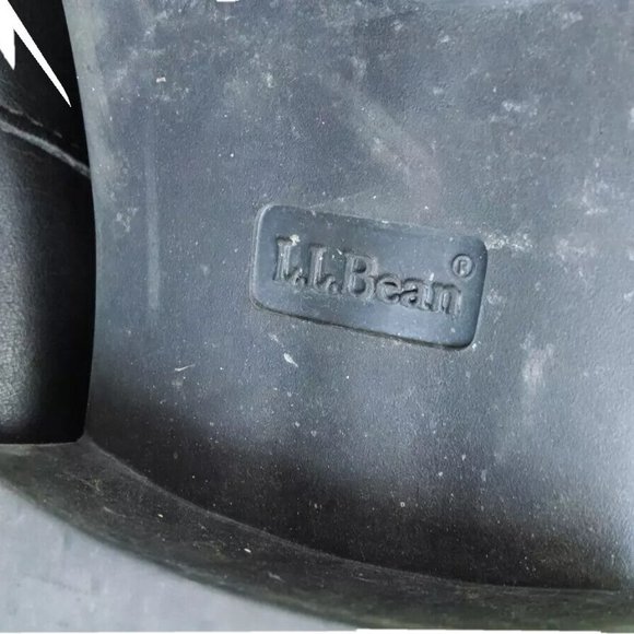 LL BEAN - Brown Leather Boots - Womens Lined - Size 8 1/2 - Distressed Look - Picture 7 of 10